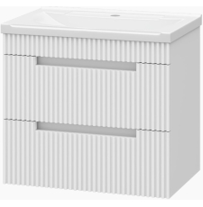 Тумба для умывальника Brevita Ariana 60, подвесная, 2 ящ., белый