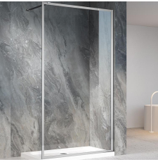 Душевая стенка-перегородка Veconi KR-81 120x200, прозр.\хром