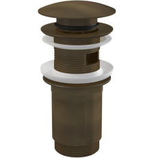 Донный клапан Alca A392ANTIC, клик-клак, металл