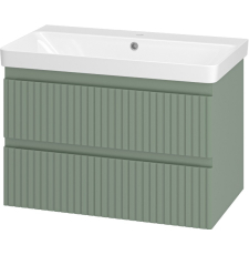 Тумба для умывальника Brevita Victory 80, подвесная, 2 ящ., матов. зеленый