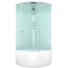 Душевая кабина Domani-Spa Simple high 90x90 мат.\бел. DS01Sm99HWM00-V1.2 Душевая кабина Domani-Spa Simple high 90x90 мат.\бел. DS01Sm99HWM00-V1.2