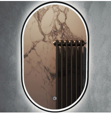 Зеркало Roxen Grown 40x70 с подсветкой, сенсор, диммер, черный