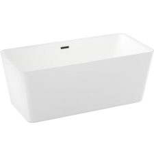 Акриловая ванна Wellsee DeSire 159.5x77, отдельностоящая, белый глянцевый/черный