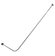 Карниз для ванной Triton 170x70 для шторки г-образный, сталь, хром, GХ22015