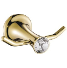 Крючок для ванной CeramaLux Valencia 88501G, двойной, золото