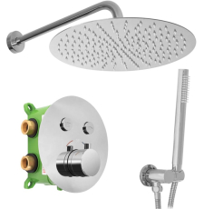 Встроенная душевая система Rea Lungo Miler Chrome P6715 с термостатом, хром