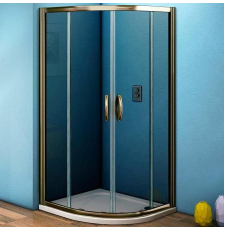 Душевой уголок BAS Good Door Jazz R 90x90, бронза ДЖ00036