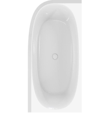 Акриловая угловая ванна Cezares Lux Corner 165x80 R, правая