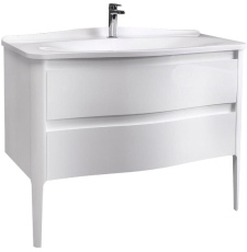 Тумба для умывальника Belux Анжело Н 110-02 напольная, белый глянц. 1