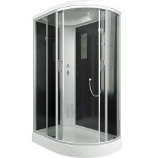 Душевая кабина Iva SC012CTL 120x80 асимм., тон. черн.\сатин, левая Душевая кабина Iva SC012CTL 120x80 асимм., тон. черн.\сатин, левая