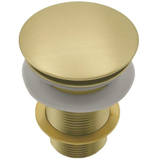 Донный клапан Roxen PD02GB без перелива, браш. золото