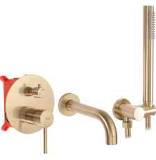 Смеситель для ванны Rea Lungo Gold Matt+Box B7503 встраиваемый, матовое золото