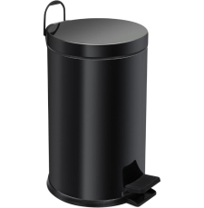Мусорное ведро Berges 123004 с педалью, 12 л, черный