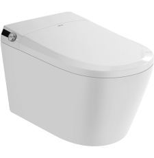 Умный электронный унитаз Abber Bequem AC1119S подвесной, с псевдобиде, с крышкой микролифт, белый глянцевый