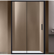 Душевая дверь Vincea Garda VDS-1G 130x190, прозр.\черн.мат.