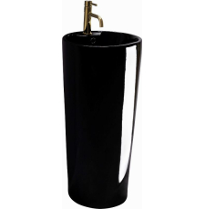 Раковина Rea Blanka Black 40 напольная