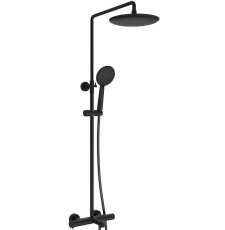 Душевая стойка Vincea Desire VSFS-1D1TMB с термостатом, черный матовый