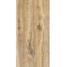 Плитка-керамогранит для ступеней Керамин Ноттингем 3 29.5x60 бордюрная, светло-бежевый