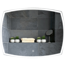 Зеркало Континент Dream Led 90x70 с подсветкой, сенсор, тепл. ореол, ЗЛП1196