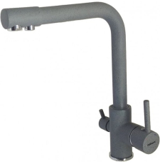 Смеситель для кухни Gerhans KK4055-3, под фильтр, графит 24