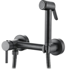 Смеситель с гигиеническим душем Ledeme H98 L5398D-6 настенный, оружейная сталь