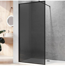 Душевая стенка-перегородка Veconi KR-81B 100x200, тон.\черн.