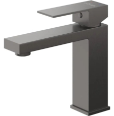 Смеситель для умывальника Cezares Slider LS, оружейная сталь