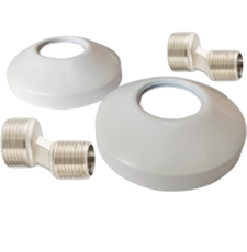 Эксцентрик 3/4"x1/2" Ростела с отражателем, белый Ral 9016 (пара) Эксцентрик 3/4"x1/2" Ростела с отражателем, белый Ral 9016 (пара)