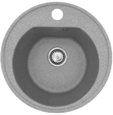 Мойка для кухни AV Engineering Richi 51x51 AV510510RGRA врезная, серый, ЦЕ-3170040304