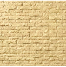 Фасадная плитка-камень Royal Legend Мирамар узкий 20x5, желтый