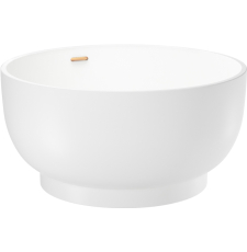 Акриловая ванна Wellsee Crepe de France 130x130, отдельностоящая, белый глянцевый/золото