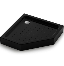 Душевой поддон Veconi TZ-53 90x90x15 угловой, пятиуг., черный