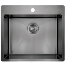 Мойка для кухни Deante Olfato Precious Titanium ZPO D10B 55x50.5 врезная, титан
