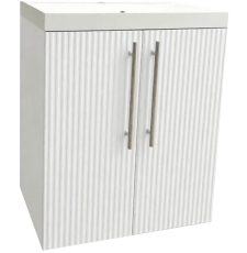 Тумба для умывальника Garda Glory 78н_700 Астория подвесная, 2 дв., 25.78н.700.PVC, бел.гл.