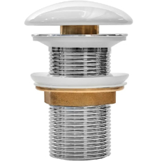 Донный клапан Iddis Optima Home OPHWS00i88 без перелива, клик-клак, белый глянцевый