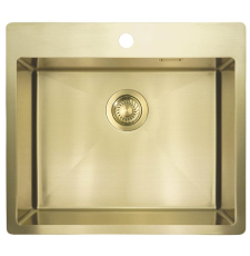 Мойка для кухни Deante Olfato Precious Gold BR ZPO R10B 55x50.5 врезная, браш. золото