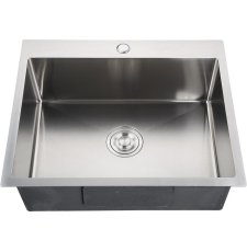 Мойка для кухни GranFest Metal GF-6545 65x45 врезная, с сифоном, нерж.сталь