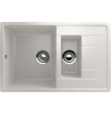 Мойка для кухни Ulgran U-205 77x49.5, врезная, ультра-белый 341