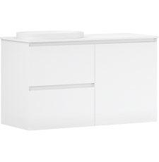 Тумба для умывальника Belux Luna НП 120-03 К настенная, белый матовый 18