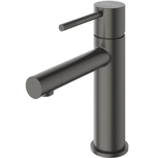 Смеситель для умывальника Cezares Relax LS2, с донным клапаном, оружейная сталь