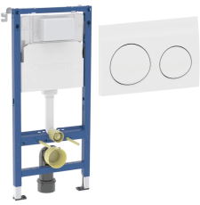 Инсталляция для унитаза Geberit Duofix Alpha 112 458.233.00.3A20Wh, с кнопкой Alpha20, белый