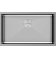 Мойка для кухни Paulmark Next 74 Uni 74x44 PM217444-BS, под столешницу, браширов. нерж.сталь