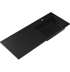 Раковина Roxen Faber 120R black на стиральную машину, правая