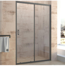 Душевая дверь Veconi VN-40B 130x185, прозр.\черн.