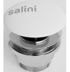 Донный клапан Salini D 505 16421WG без перелива, S-Sense, белый глянцевый Донный клапан Salini D 505 16421WG без перелива, S-Sense, белый глянцевый