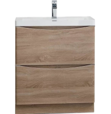 Тумба для умывальника BelBagno Ancona-N 80, Rovere Bianco