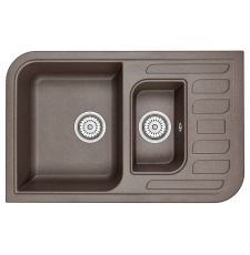 Кухонная мойка Granula GR-7803 78x50, врезная, эспрессо