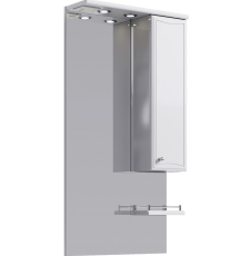 Зеркало-шкаф с полкой Aqwella Барселона 60x108, с подсветкой