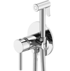 Смеситель с гигиеническим душем Ravak BM 050.01 встраиваемый, хром