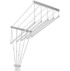 Сушилка для белья Familia потолочная 12180, 180 см, белый